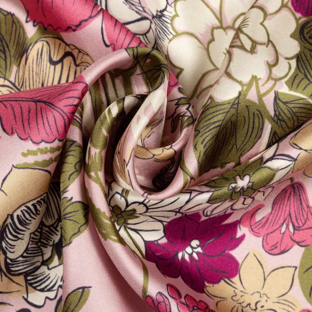 Vase Silk Square Scarf