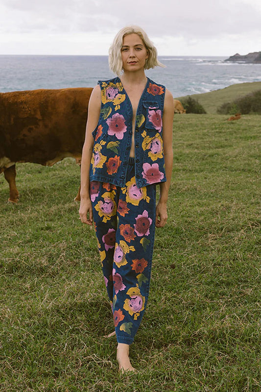 Jungmaven - Floral Disco Pant Medium