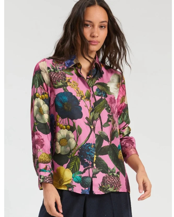 Vilagallo - Floral Silk Blouse