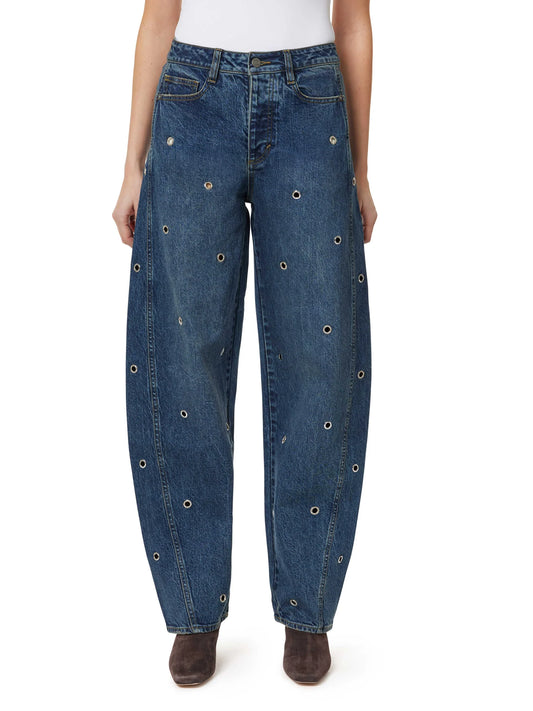 Habitual - Evie Embellished Barrel Jeans