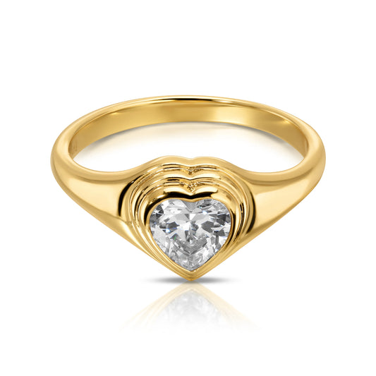 JLA - Higher Love Heart Ring