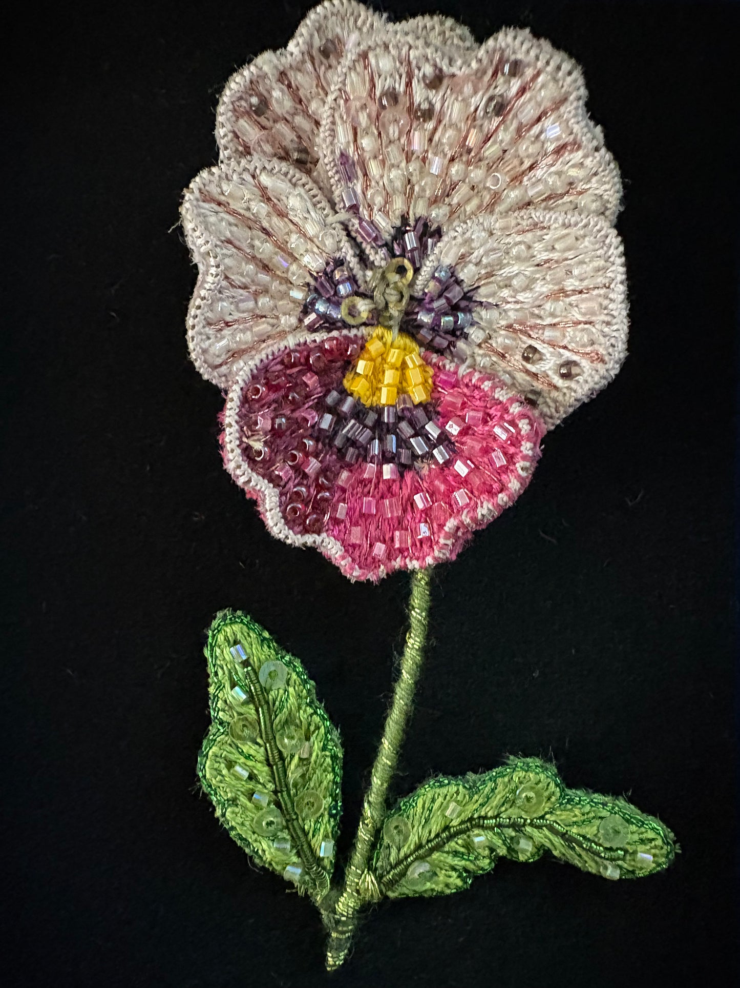 Trovelore Brooch - Pink Pansy