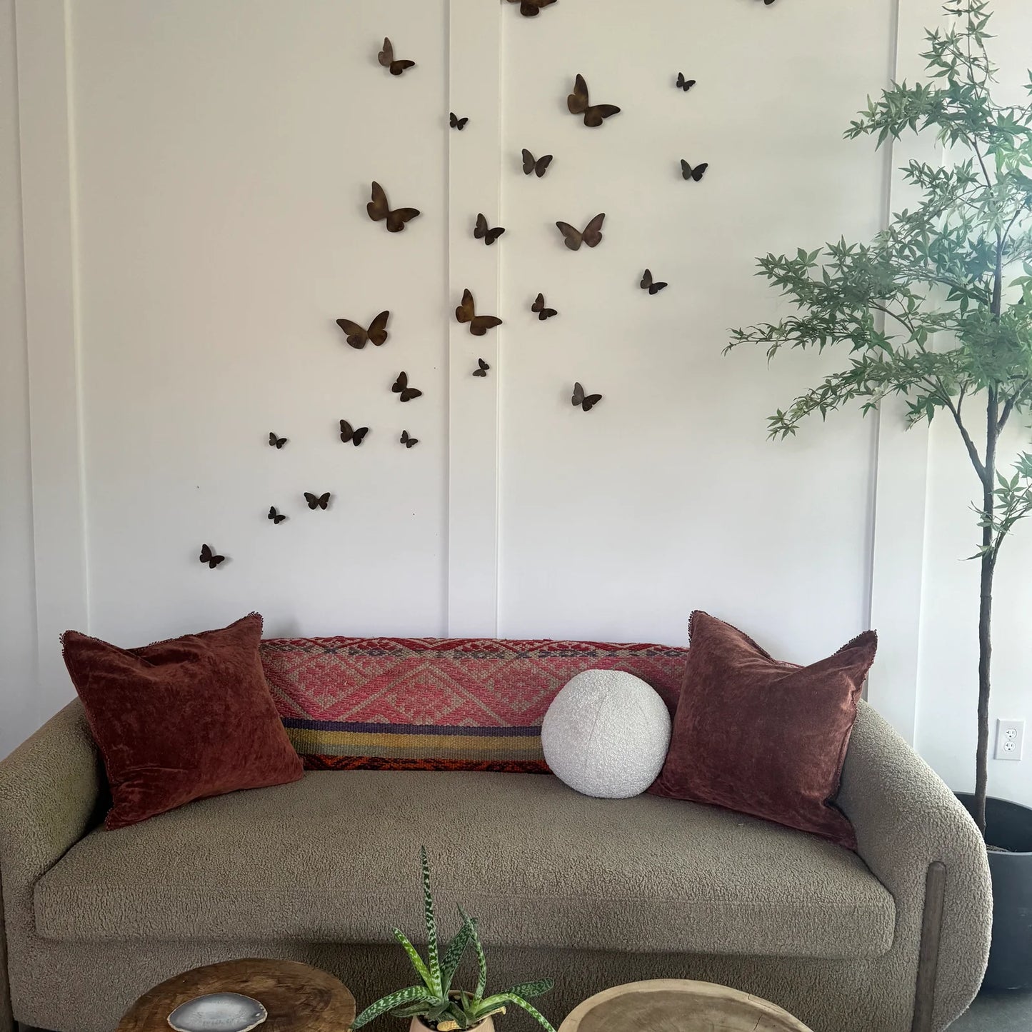 Metal Butterflies With Screw Back