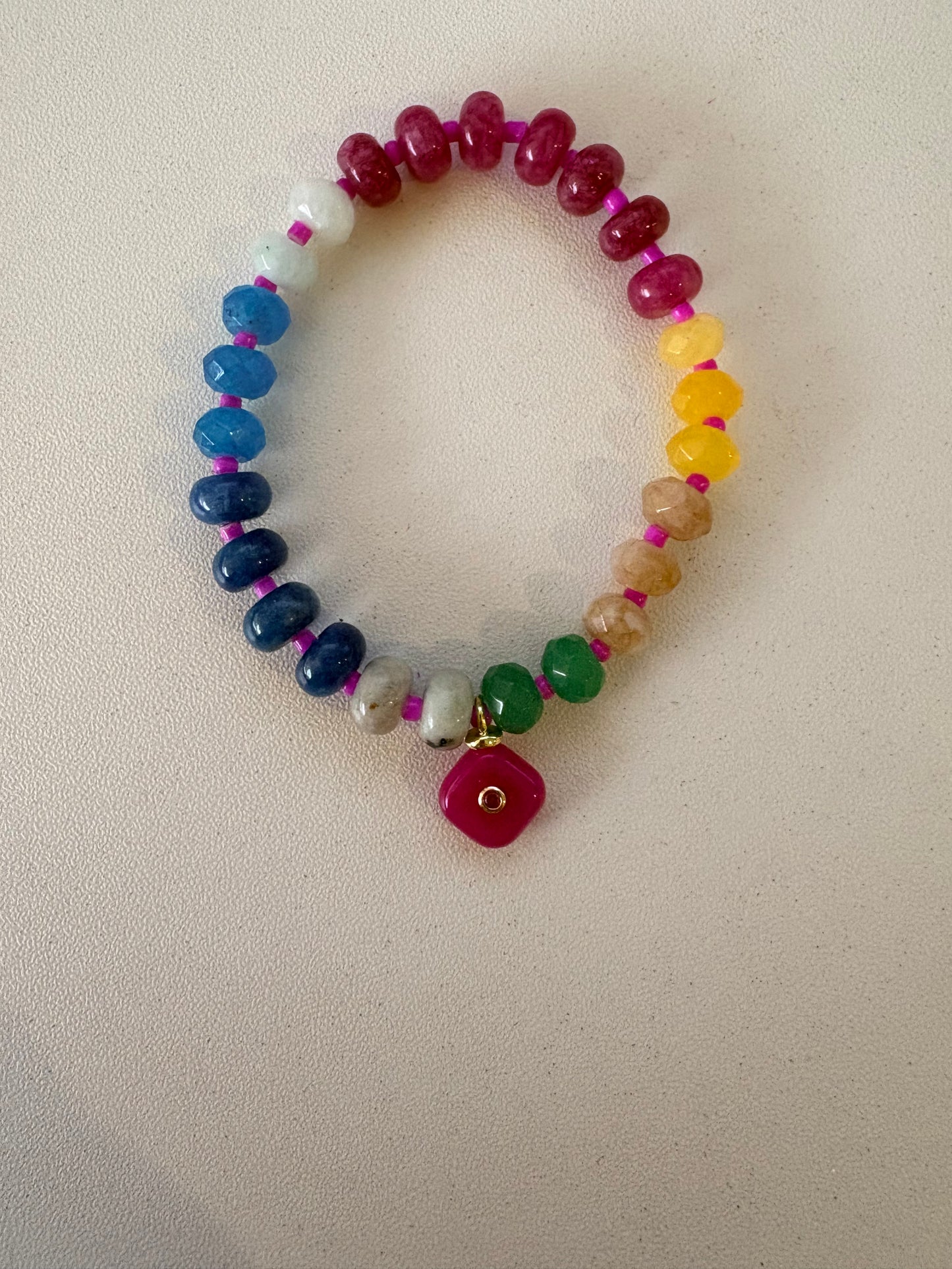 Multi Beaded Stone Bracelet