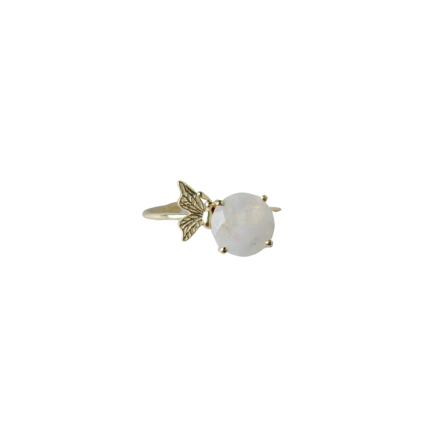 Sugarboo - Rainbow Moonstone Butterfly Ring