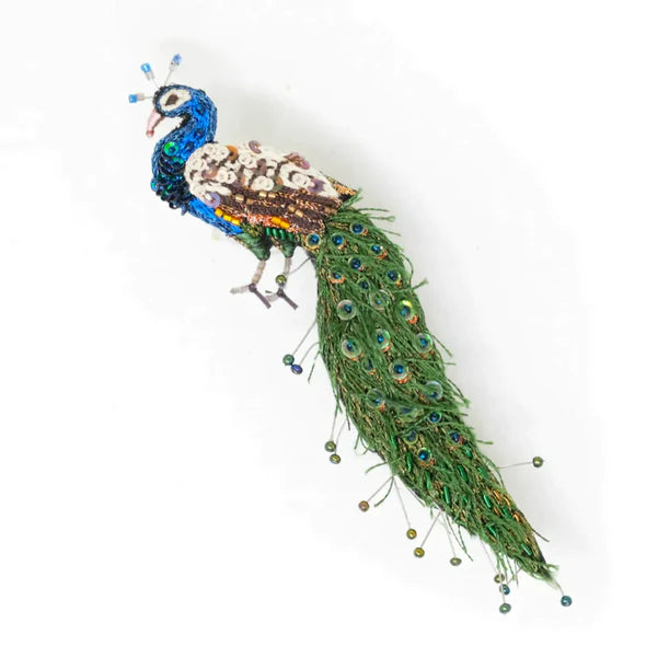 Trovelore Brooch - Jewelled Peacock