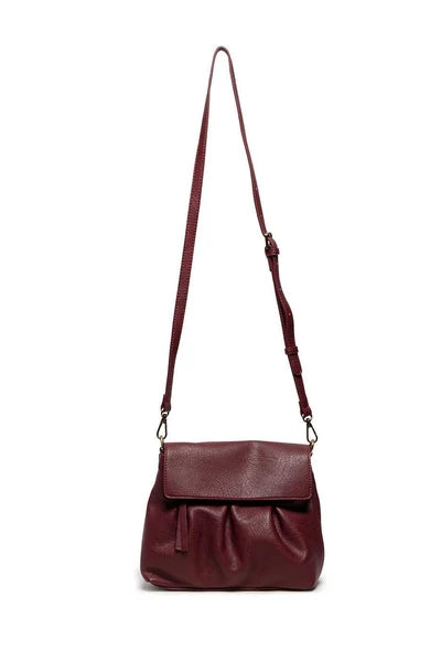 Adrienne Pleated Flap Crossbody