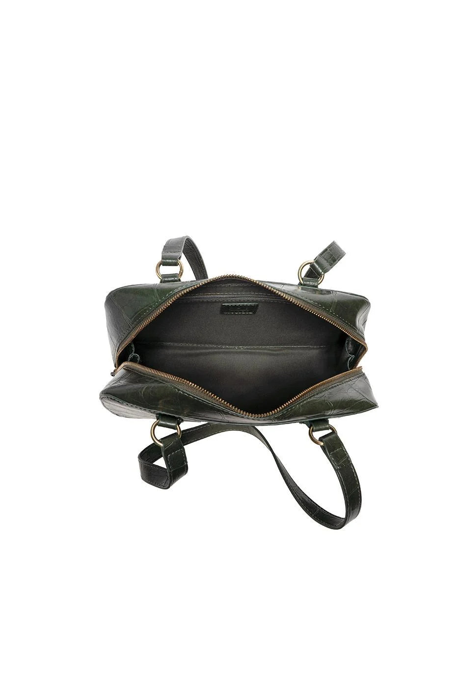 Jackie Faux Croc Bag