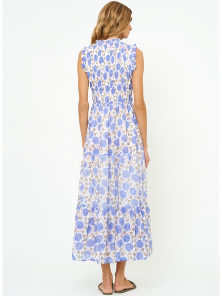 Oliphant - Sleeveless Smocked Maxi