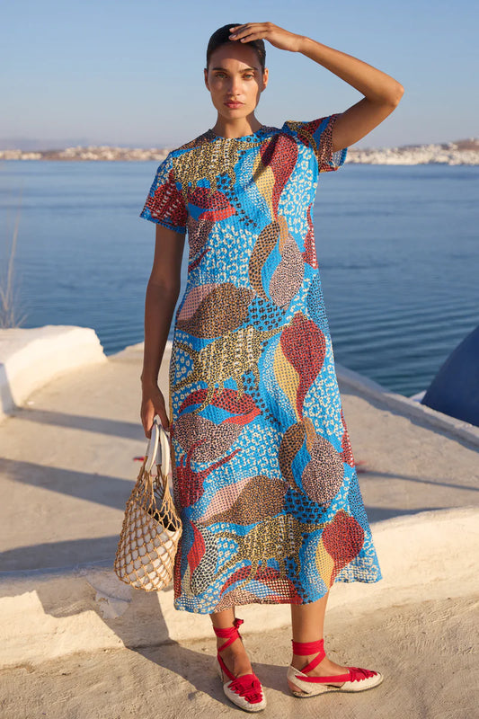 Oliphant - Short Sleeve Shift Maxi