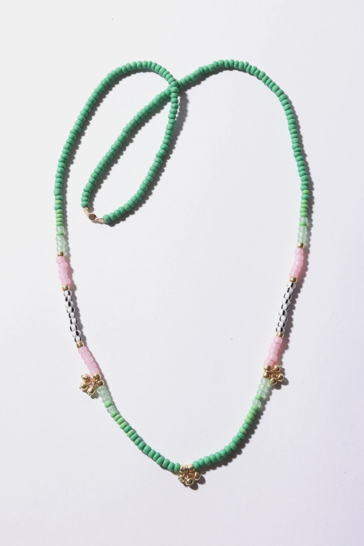 Iwona Ludyga - Palms Long Green Necklace