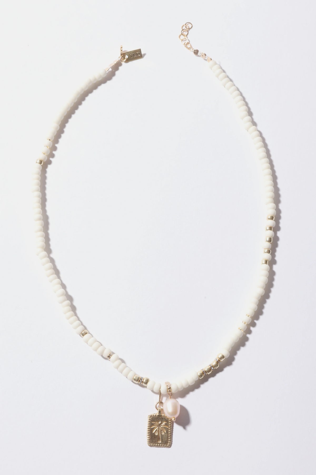 Iwona Ludyga - Palms Necklace Short White