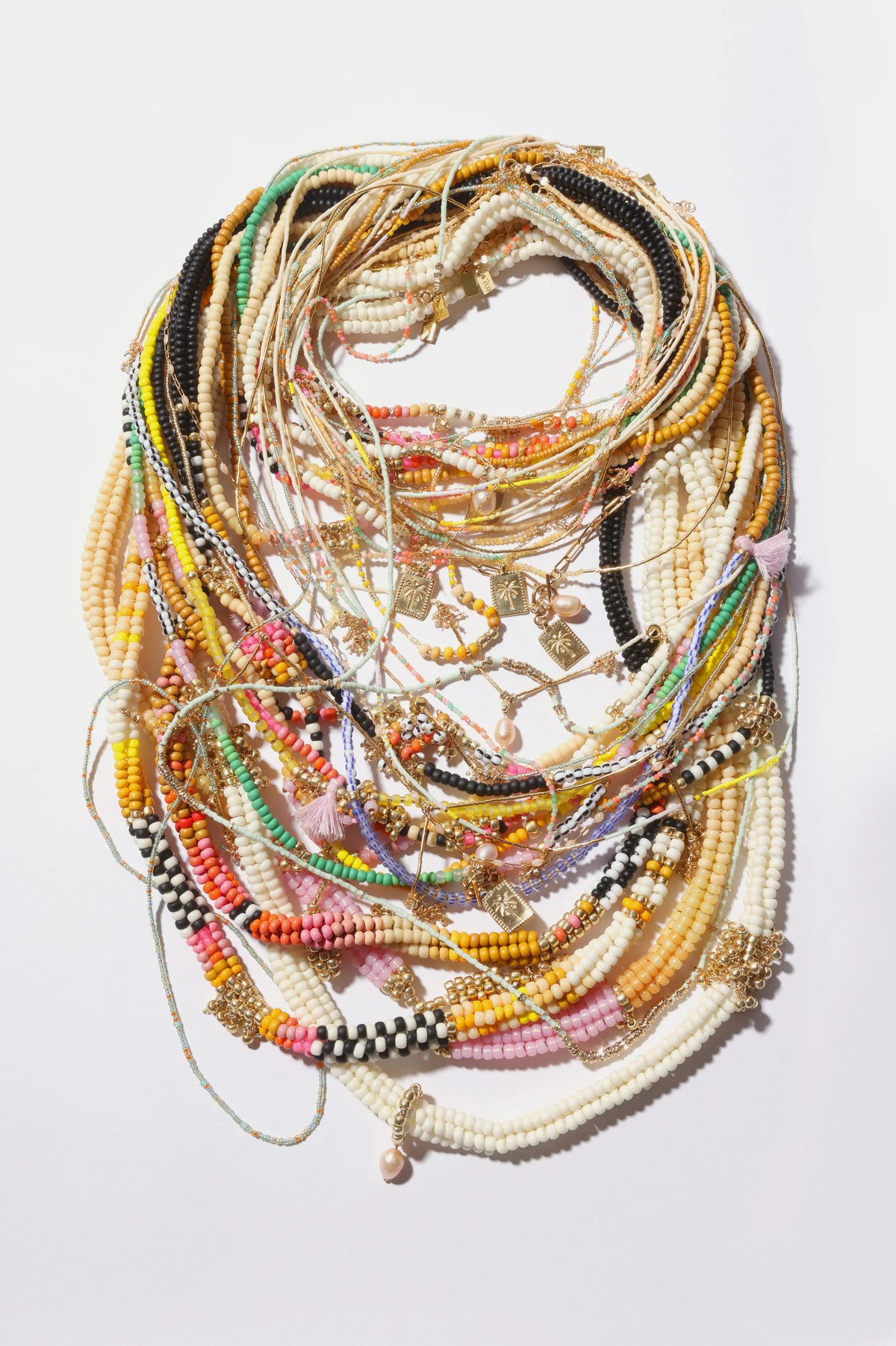 Iwona Ludyga - Palms Long Green Necklace