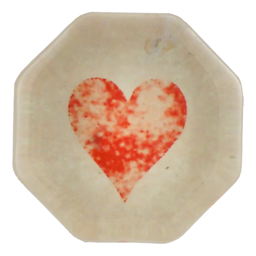 John Derian - Fading Heart Octagonal Charm