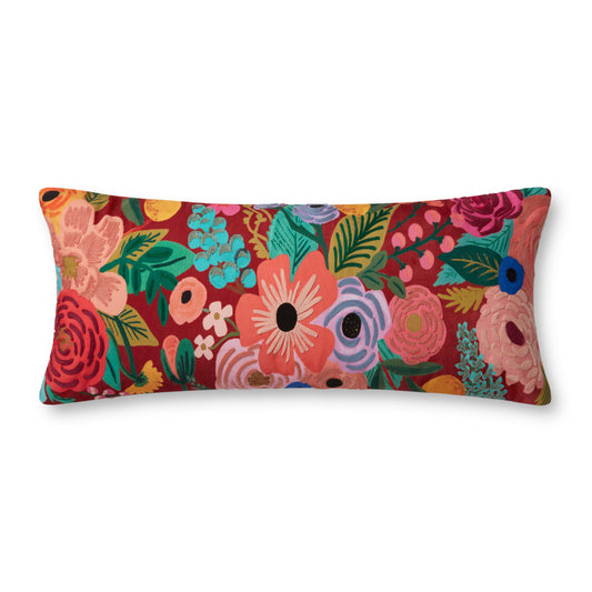 Rifle X Loloi Pillows: Garden Party Lumbar Pillow