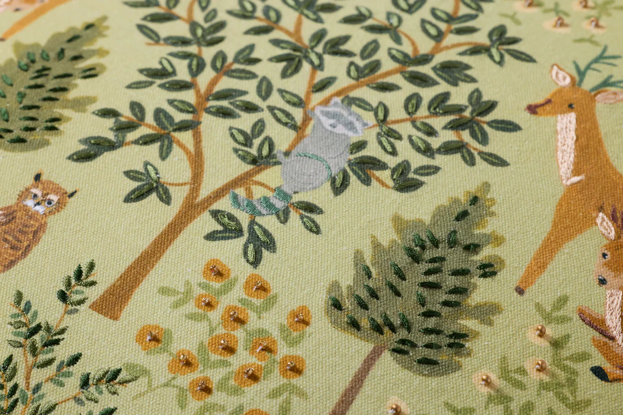 Rifle X Loloi Pillows: Woodland Forest Embroidered Pillow - Thumbnail 3
