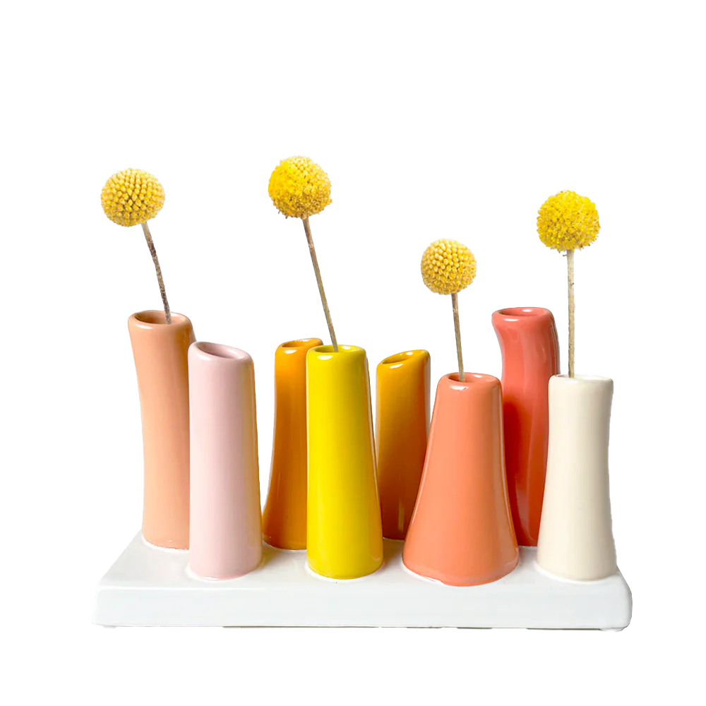 Pooley - 8 Tube Vase