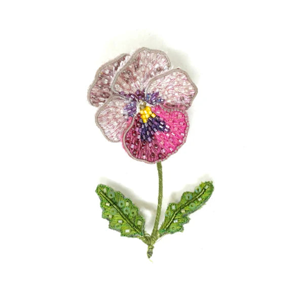 Trovelore Brooch - Pink Pansy