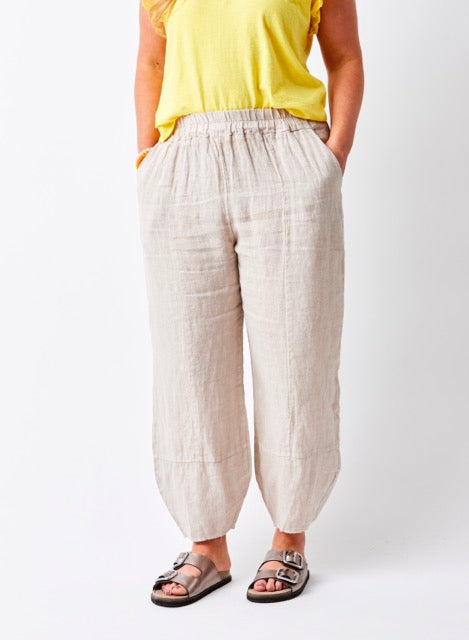 Suzy D- Sicily Carrot Linen Pants