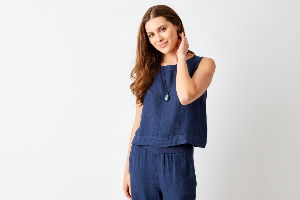 Suzy D - Sylviana Linen Top