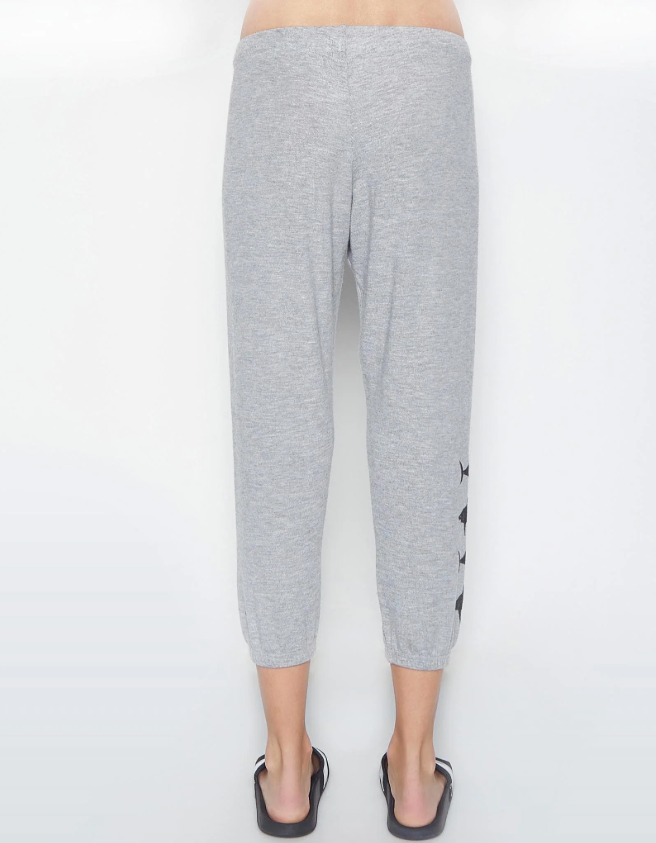Alana Crop Sweatpant Shark