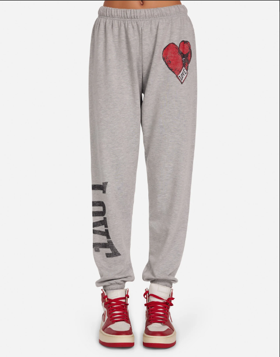 Tanzy Vintage Boxing Love Sweatpants