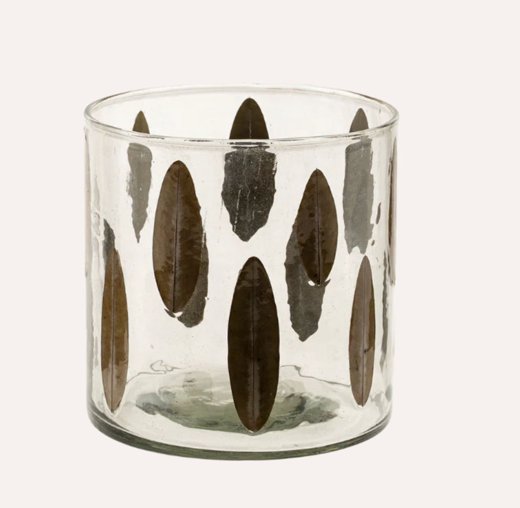 Pressed Floral Votive