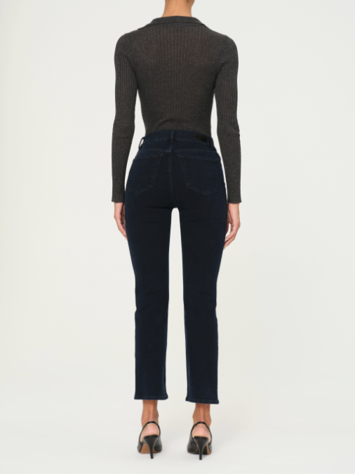 DL1961 Mara Straight Mid-Rise Instasculpt Ankle Jean