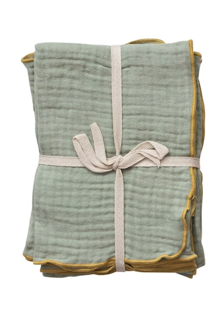 Woven Cotton Double Cloth Napkins S/4