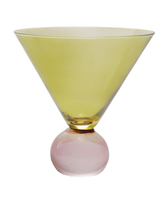 Two-Tone Martini Glass