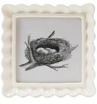 Ruffle Photo Frame, 4" x 4"