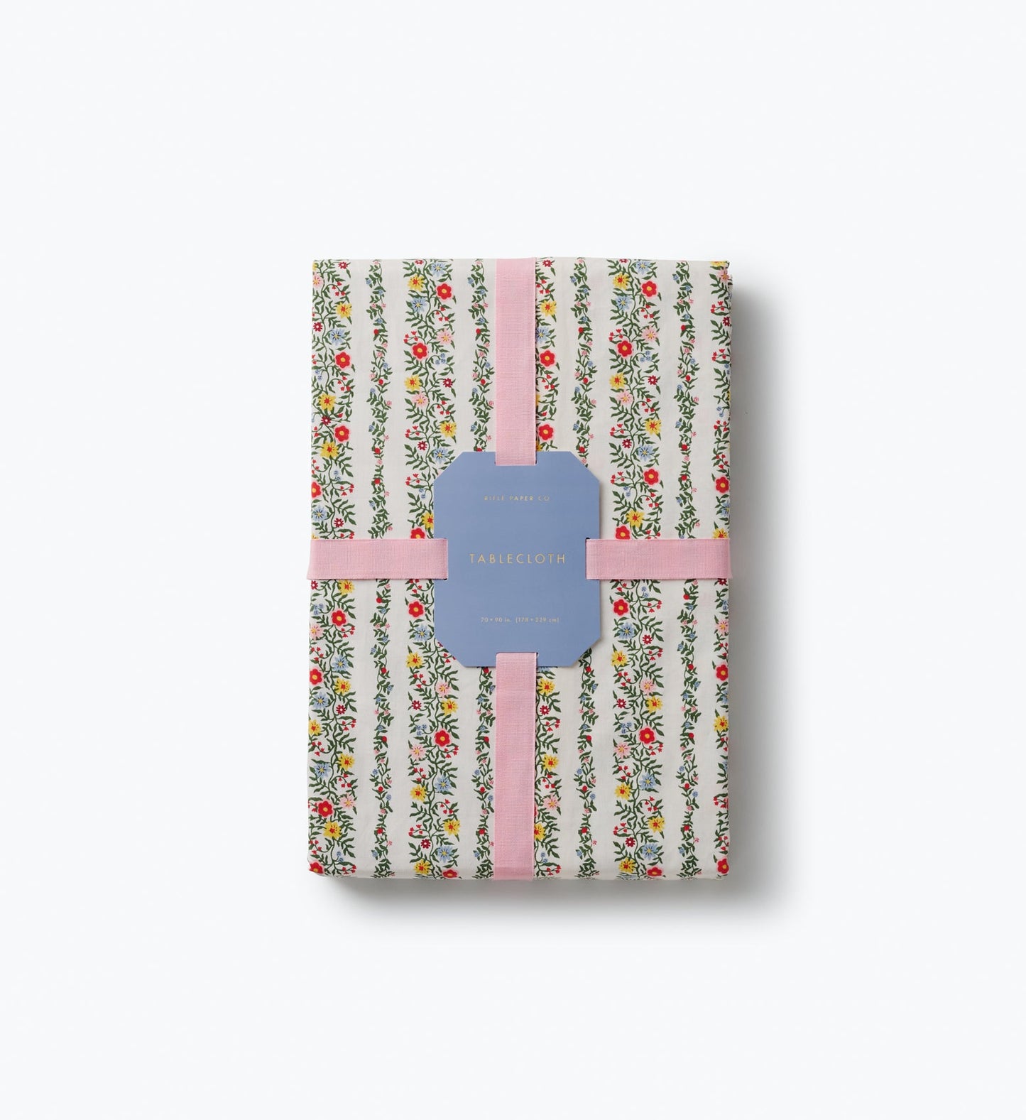 Rifle Paper Co. - Rosette Stripe Cotton Tablecloth