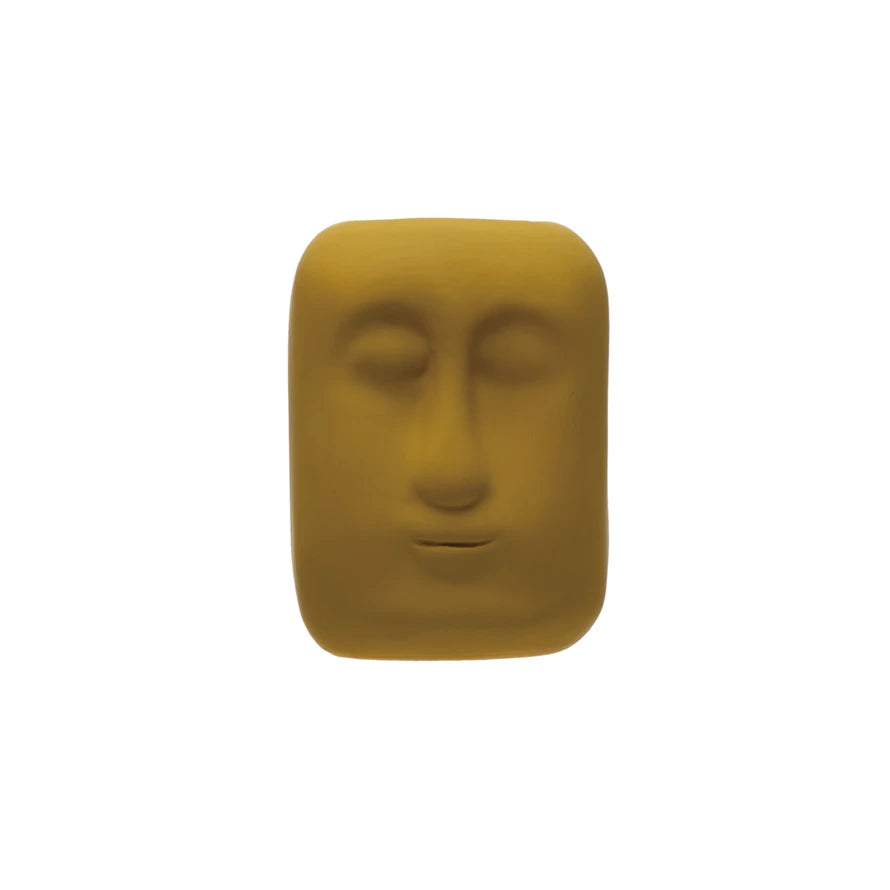 Stoneware Planter with Face