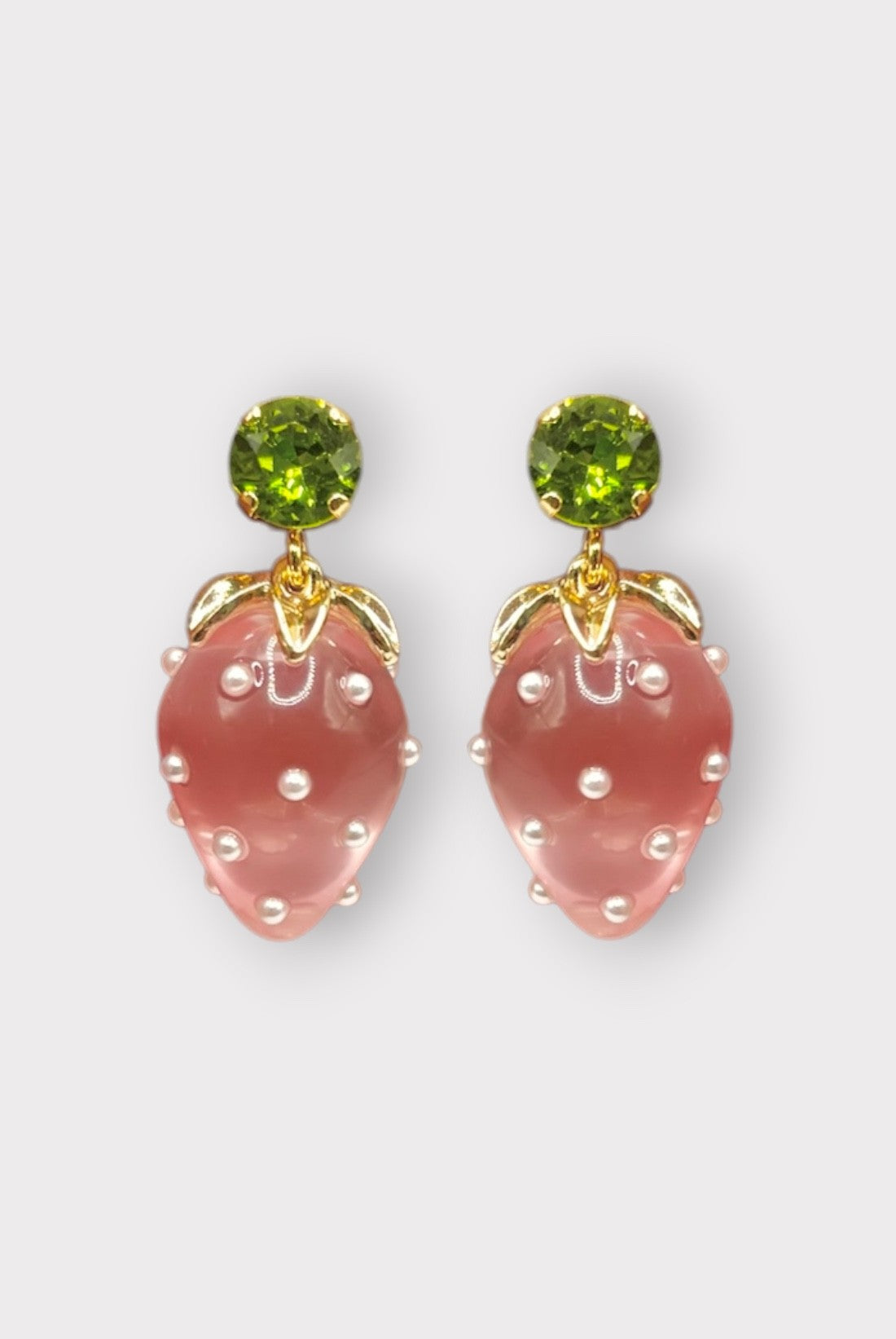 Julie Sion - Fraise Mini (Strawberry) Earrings