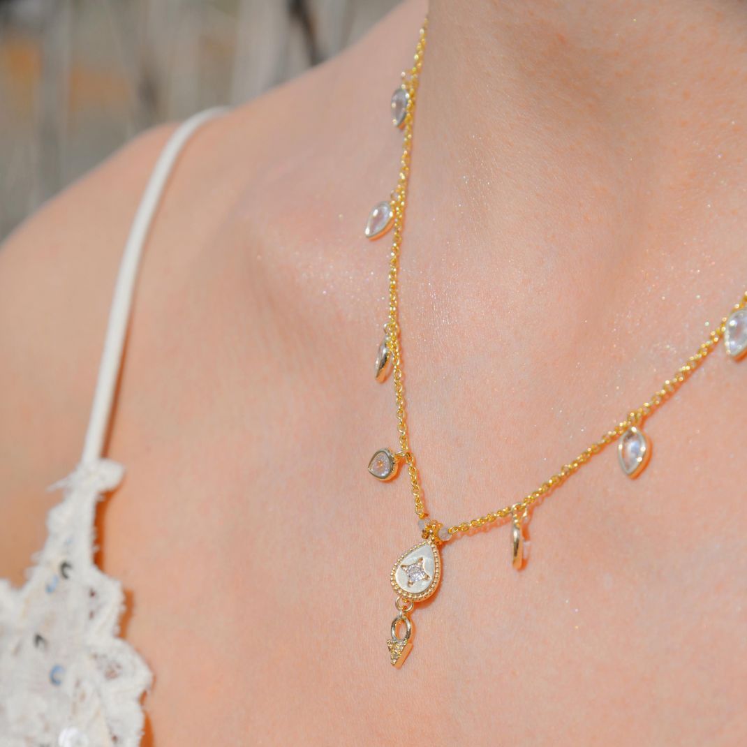 Brandi Necklace - White