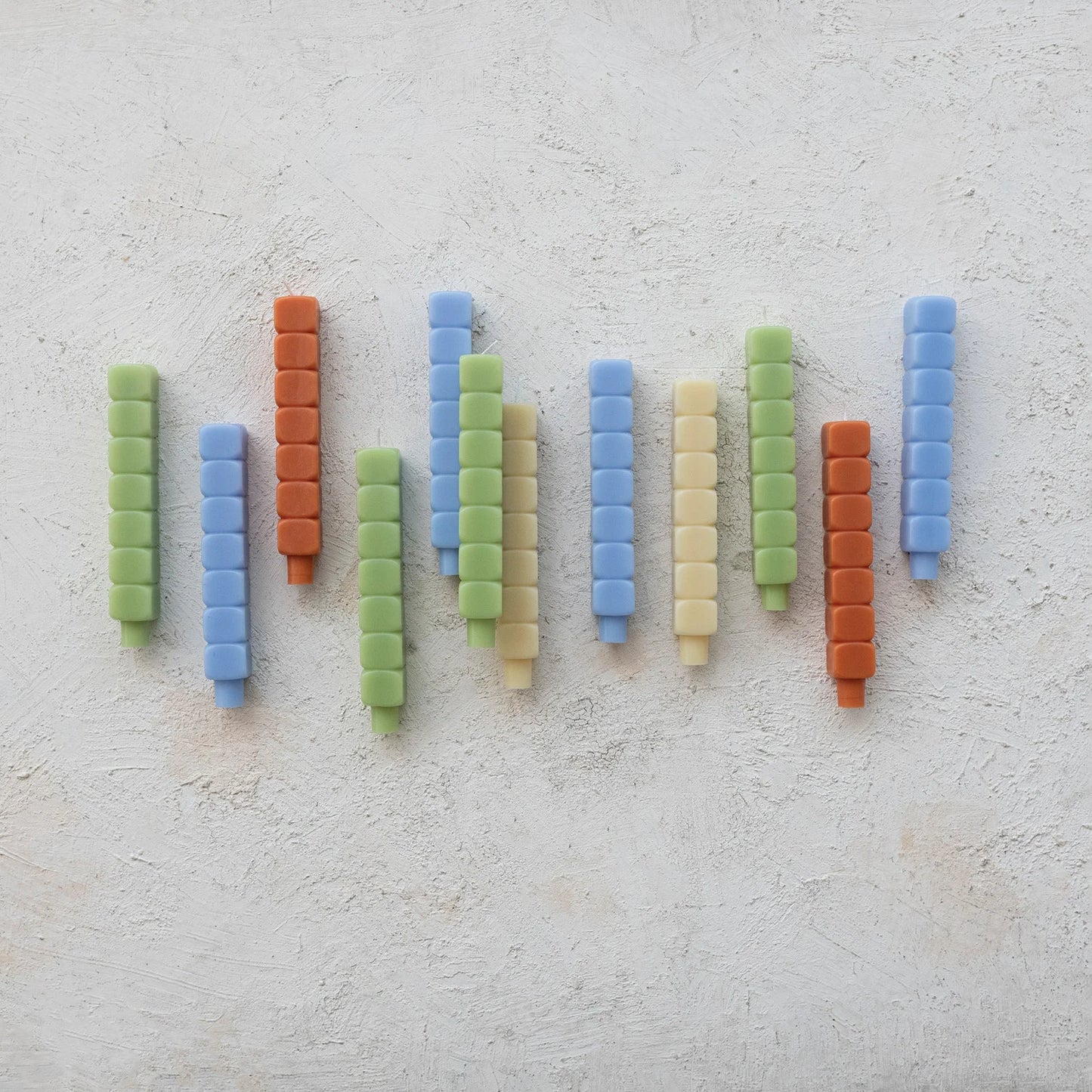 Block Taper Candles S/2