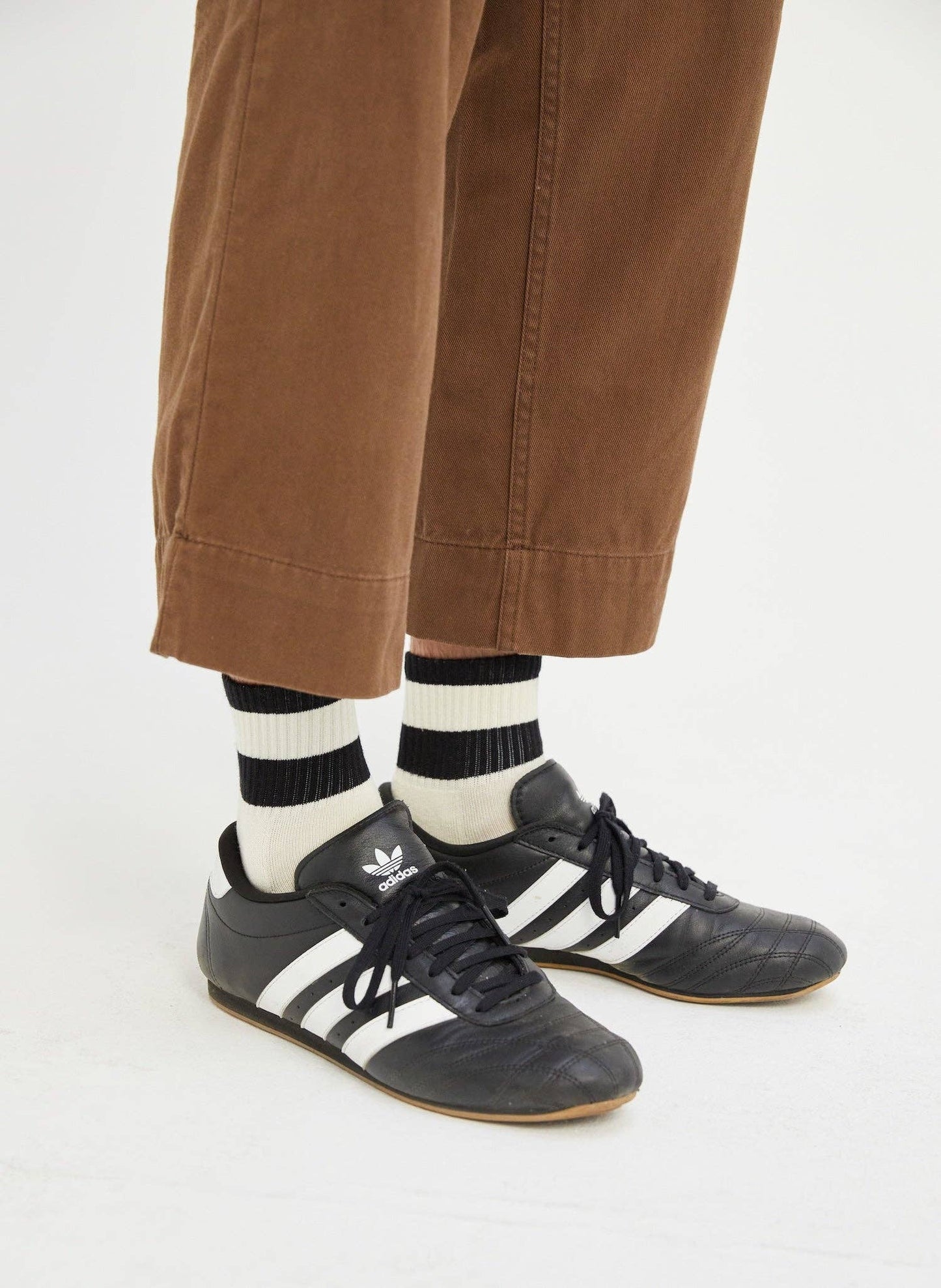 Womens Striped Quarter Socks