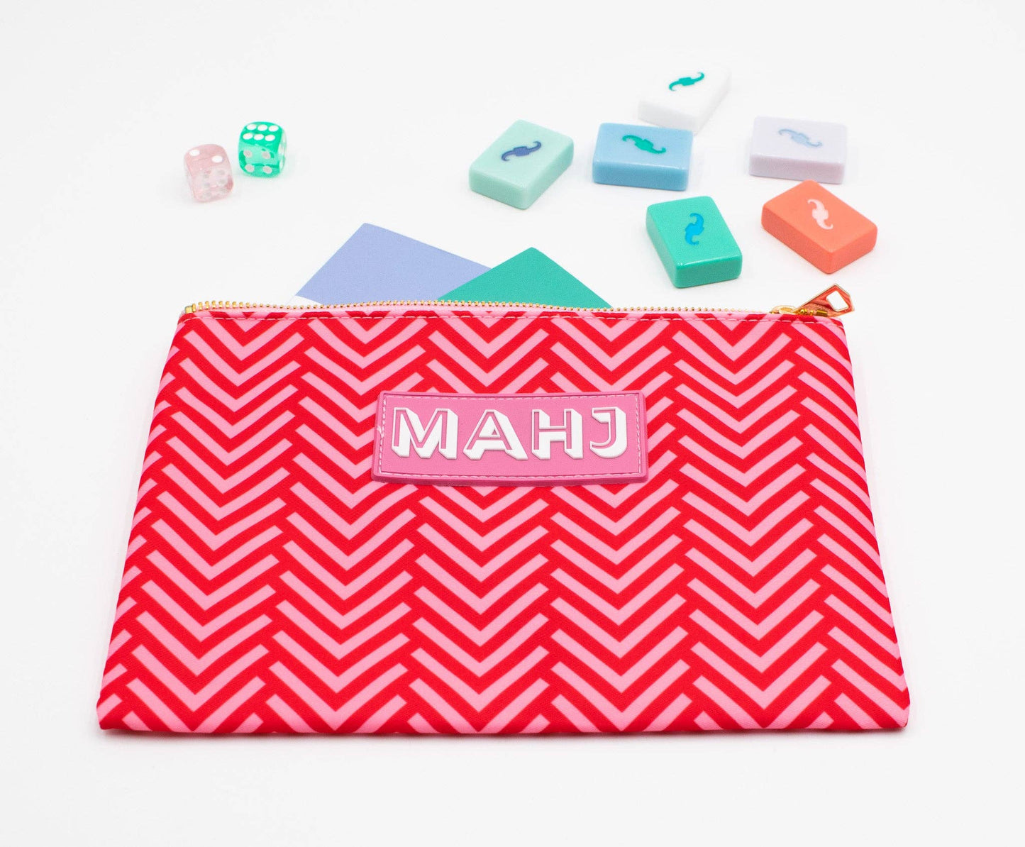 Premium Mahjong Card & Accessory Bag