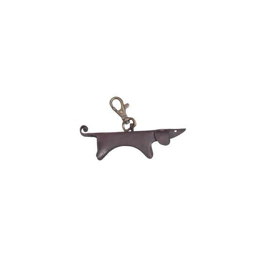 Leather Dachshund Keychains