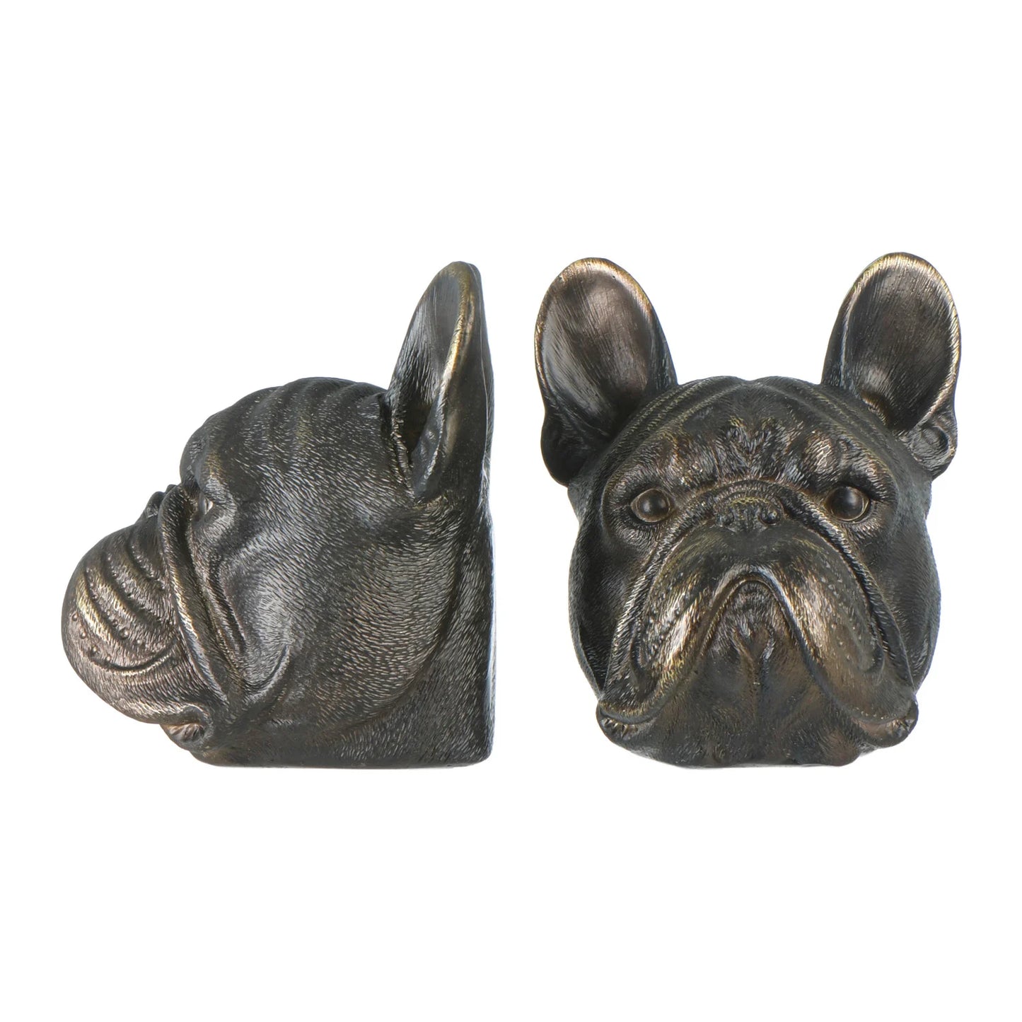 Bulldog Bookends  Set of 2