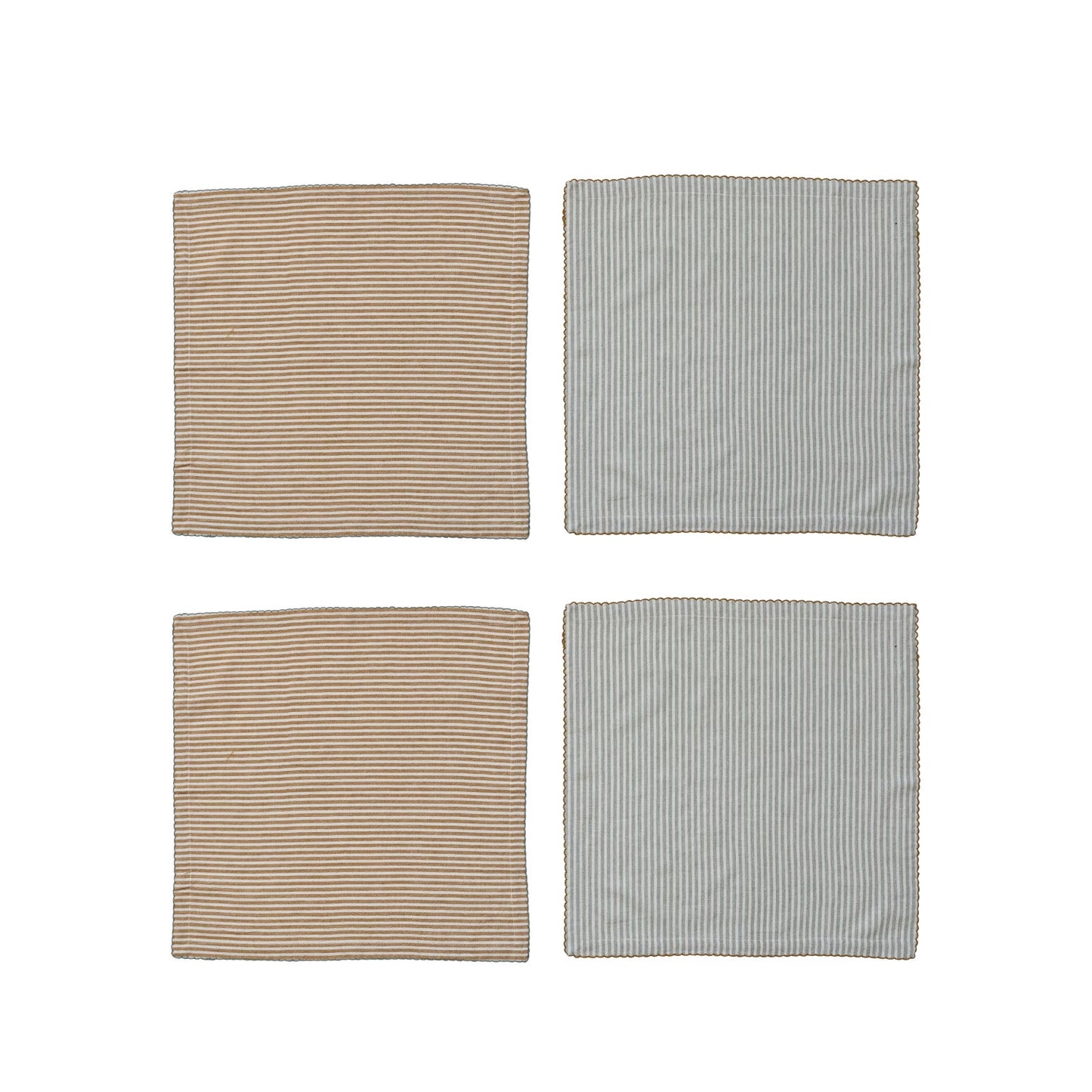 Cotton Napkins w/ Stripes