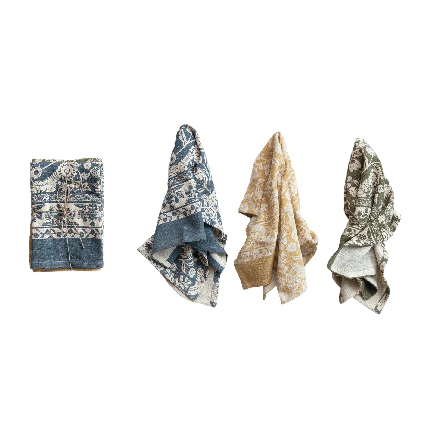 S/3 Floral Tea Towels