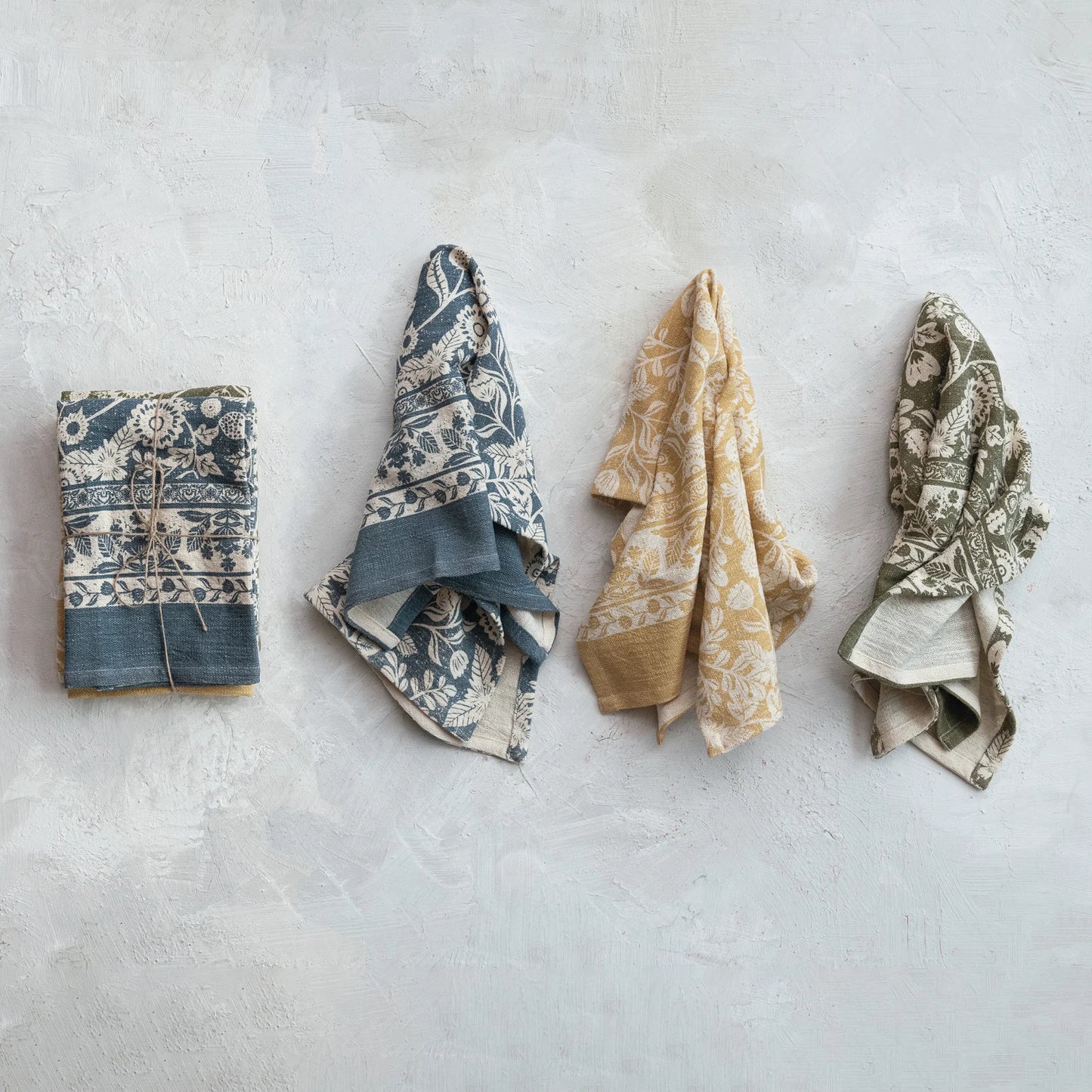 S/3 Floral Tea Towels