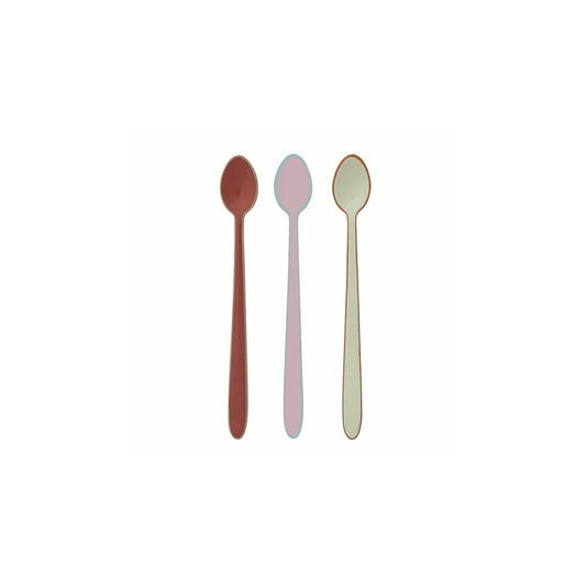 Enameled Stainless Steel Cocktail Spoons