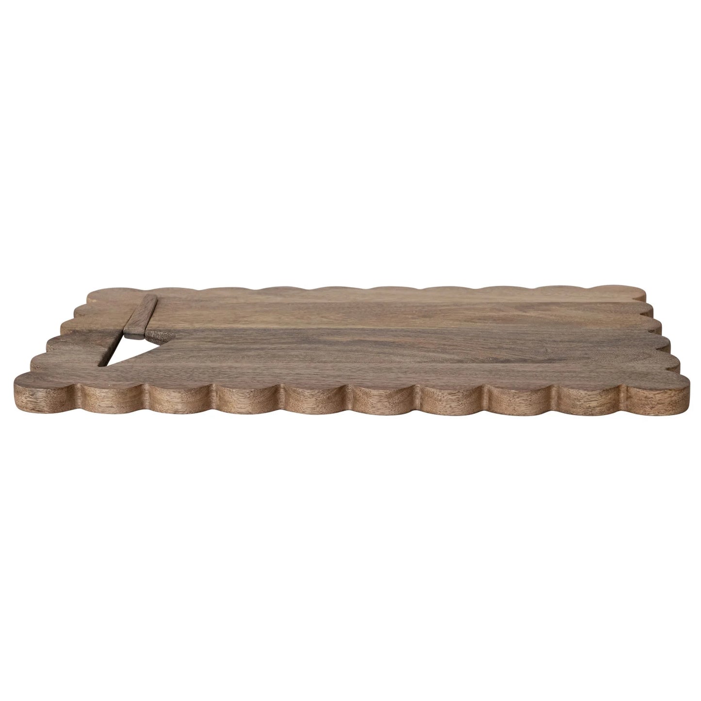 Scalloped Cheese  Board w/ Knife
