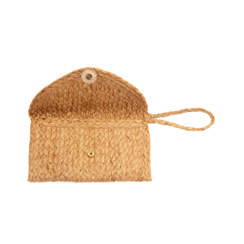 Portia Jute Clutch