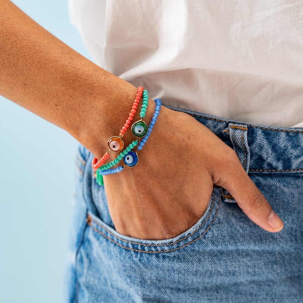 Emma Crystal Evil Eye Bracelet