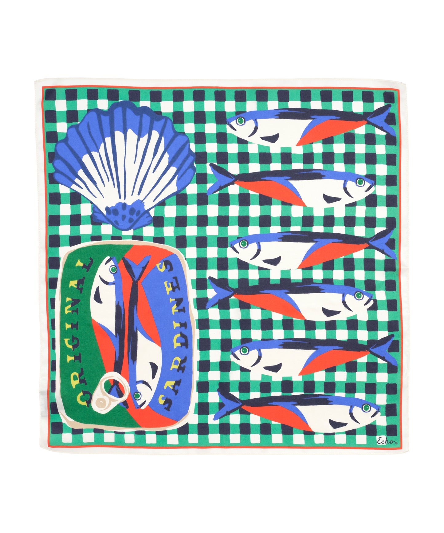 Tinned Fish Silk Bandana