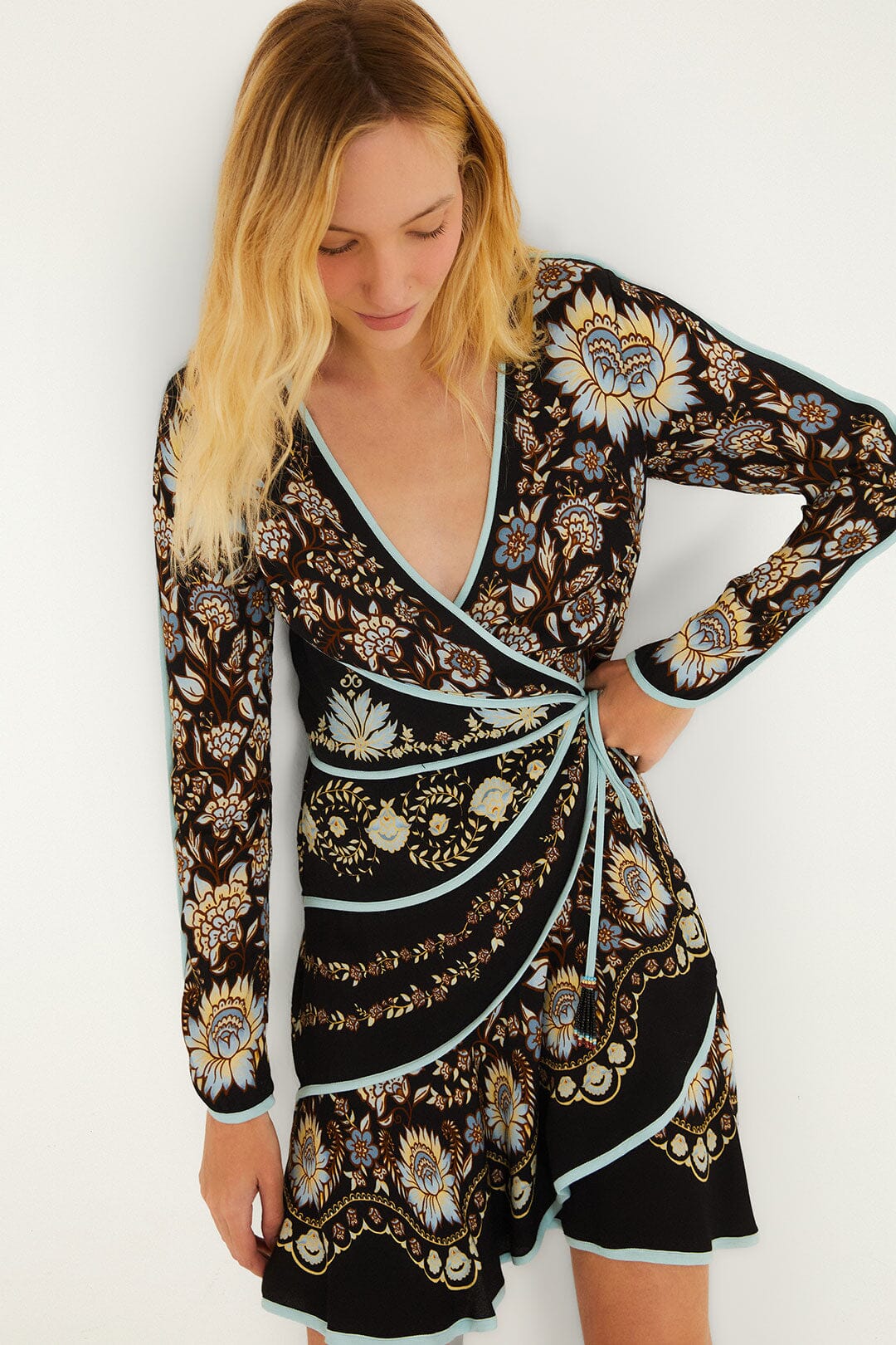 Farm Rio - Daniela Wrap Mini Dress