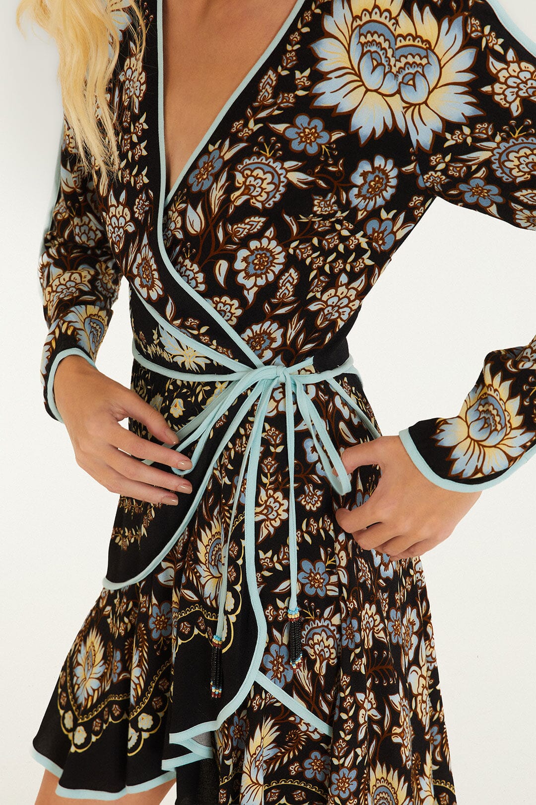 Farm Rio - Daniela Wrap Mini Dress